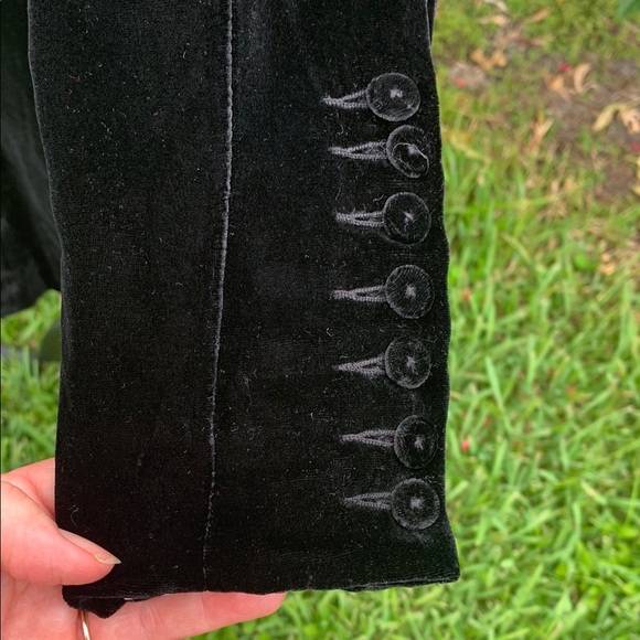 Twenty8Twelve by S. Miller Black Velvet Jacket Size 2 - Picture 7 of 17